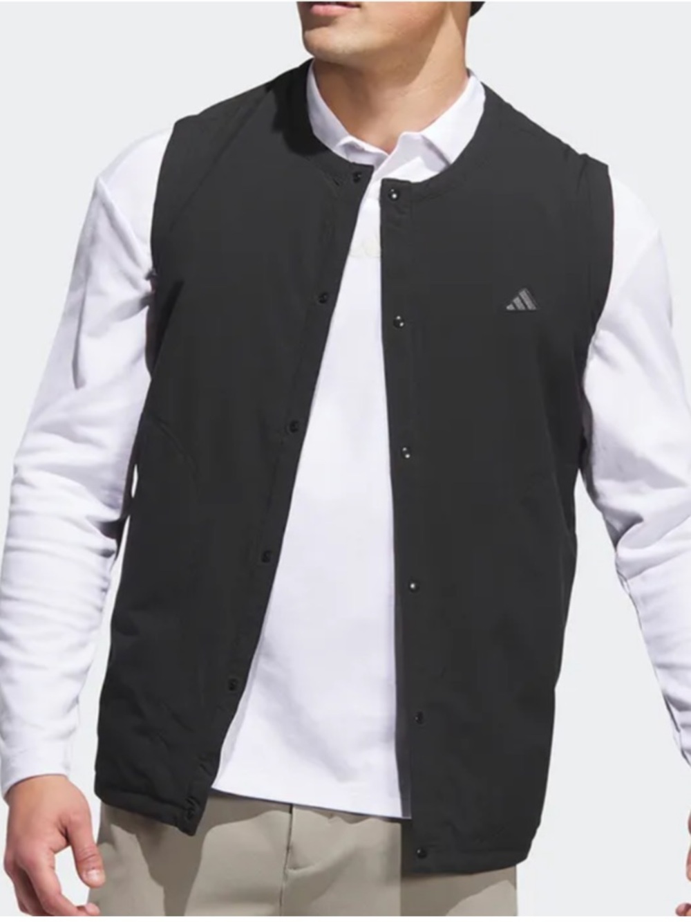 Adidas Golf Jumper- Black Padded Vest